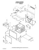 OVEN PARTS Diagram and Parts List for KDRS463VSS02  KitchenAid Range