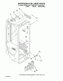 REFRIGERATOR LINER PARTS Diagram and Parts List for TS25AFXKS07  Estate Refrigerator