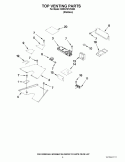 TOP VENTING PARTS Diagram and Parts List for KDRU707VSS03  KitchenAid Range
