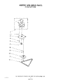 MOTOR AND DRIVE , LIT/OPTIONAL Diagram and Parts List for 4KUCC150S0  KitchenAid Trash Compactor