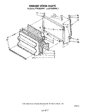 FREEZER DOOR Diagram and Parts List for ET16JMXRWR1  Whirlpool Refrigerator