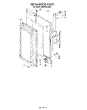 SERVA DOOR Diagram and Parts List for ED26SSXLWR0  Whirlpool Refrigerator