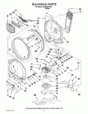 Part Location Diagram of W10393458 Whirlpool HARNS-WIRE