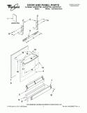 Part Location Diagram of WPW10133134 Whirlpool PANEL FRONT (SILVER)