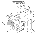 CONTAINER PARTS Diagram and Parts List for KUCC151LSS1  KitchenAid Trash Compactor