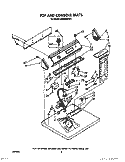 SECTION Diagram and Parts List for LE9680XWG1  Whirlpool Dryer