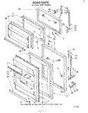 Part Location Diagram of 845298 Whirlpool SPACER, HANDLE