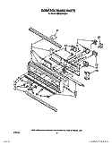 CONTROL PANEL Diagram and Parts List for KEBS277WAL1  KitchenAid Wall Oven