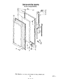 SERVA-DOOR , NOT ILLUSTRATED Diagram and Parts List for ED26MMXRWR3  Whirlpool Refrigerator