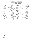 WIRING HARNESS Diagram and Parts List for RAL6245BL0  Whirlpool Washer