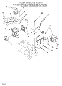 OVEN INTERIOR Diagram and Parts List for GT1195SHB0  Whirlpool Microwave