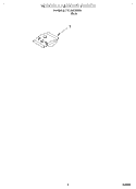 MISCELLANEOUS, LIT/OPTIONAL Diagram and Parts List for 7TUD4000EB1  Whirlpool Dishwasher