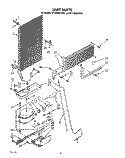 UNIT Diagram and Parts List for RT14DMXYW01  Roper Refrigerator