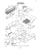UNIT Diagram and Parts List for EB19MK1LWR0  Whirlpool Refrigerator
