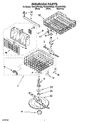 Part Location Diagram of 8268829 Whirlpool Upper Spray Arm