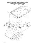 BURNER BOX, GAS VALVES, AND SWITCHES Diagram and Parts List for KDDT207AAL0  KitchenAid Range