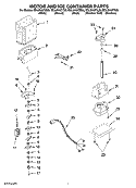 Part Location Diagram of 2320334 Whirlpool Ice Container (Complete)