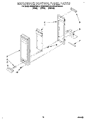 MICROWAVE CONTROL PANEL Diagram and Parts List for KEMS378BBL3  KitchenAid Wall Oven