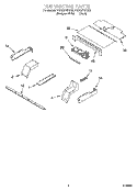 TOP VENTING PARTS, OPTIONAL PARTS Diagram and Parts List for YGBS277PDB5  Whirlpool Wall Oven