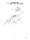 CONTROL PARTS Diagram and Parts List for GC5THGXLB01  Whirlpool Refrigerator