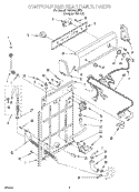 Part Location Diagram of 3398391 Whirlpool SWITCH CONTROL FOR ALMOND MODEL