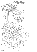 SHELF, OPTIONAL Diagram and Parts List for ET1RHMXKQ02  Whirlpool Refrigerator