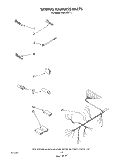 WIRING HARNESS Diagram and Parts List for DU8570XT1  Whirlpool Dishwasher