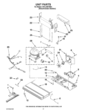 UNIT PARTS Diagram and Parts List for KFXL25RYMS4  KitchenAid Refrigerator