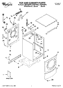Part Location Diagram of 8181809 Whirlpool PANEL