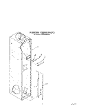 FREEZER LINER Diagram and Parts List for KSSS36MWX00  KitchenAid Refrigerator