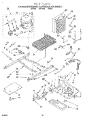 UNIT Diagram and Parts List for KSUP25QDAL01  KitchenAid Refrigerator