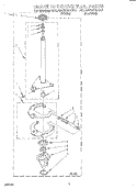 BRAKE AND DRIVE TUBE Diagram and Parts List for 3XLA87W72AW0  Whirlpool Washer