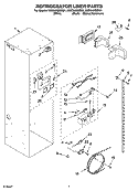 REFRIGERATOR LINER PARTS Diagram and Parts List for KSSO42QMB01  KitchenAid Refrigerator