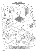 UNIT Diagram and Parts List for GS6SHANLB10  Whirlpool Refrigerator
