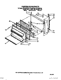 FREEZER DOOR Diagram and Parts List for ET18NKXYG01  Whirlpool Refrigerator