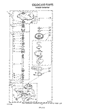 GEARCASE Diagram and Parts List for LA5000XSW1  Whirlpool Washer