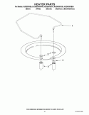 HEATER PARTS Diagram and Parts List for KUDK30IVSS4  KitchenAid Dishwasher