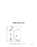 MISCELLANEOUS Diagram and Parts List for LA4400XSW0  Whirlpool Washer