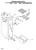 Part Location Diagram of 2204285K Whirlpool Door, Ice Compartment