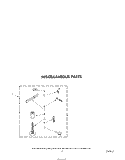 MISCELLANEOUS Diagram and Parts List for LA5580XSW2  Whirlpool Washer