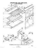 BREAKER AND TRIM Diagram and Parts List for ET19TKXLWR2  Whirlpool Refrigerator