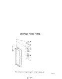CONTROL PANEL Diagram and Parts List for MW8800XS2  Whirlpool Microwave