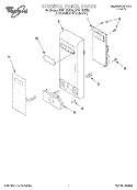 CONTROL PANEL Diagram and Parts List for MT8118XEB2  Whirlpool Microwave