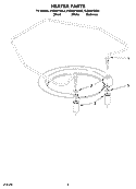 HEATER PARTS Diagram and Parts List for KUDI02FRSS0  KitchenAid Dishwasher