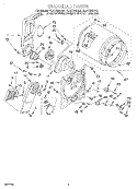 SECTION Diagram and Parts List for 4LEC7646EZ0  Whirlpool Dryer