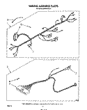 WIRING HARNESS , LITERATURE AND OPTIONAL Diagram and Parts List for MW8650XS0  Whirlpool Microwave