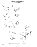 WIRING HARNESS Diagram and Parts List for DU7600XS6  Whirlpool Dishwasher