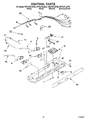 CONTROL Diagram and Parts List for KSRK25ILBL02  KitchenAid Refrigerator