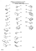 WIRING HARNESS Diagram and Parts List for GSQ9340EZ0  Whirlpool Washer