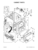 Part Location Diagram of W10909035 Whirlpool HANDLE